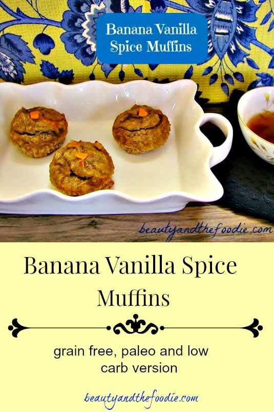 grain free, paleo, muffins with a low carb option.