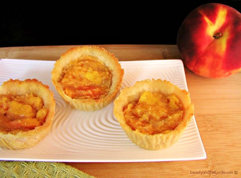 Peach Mini Pies- Paleo and Low Carb