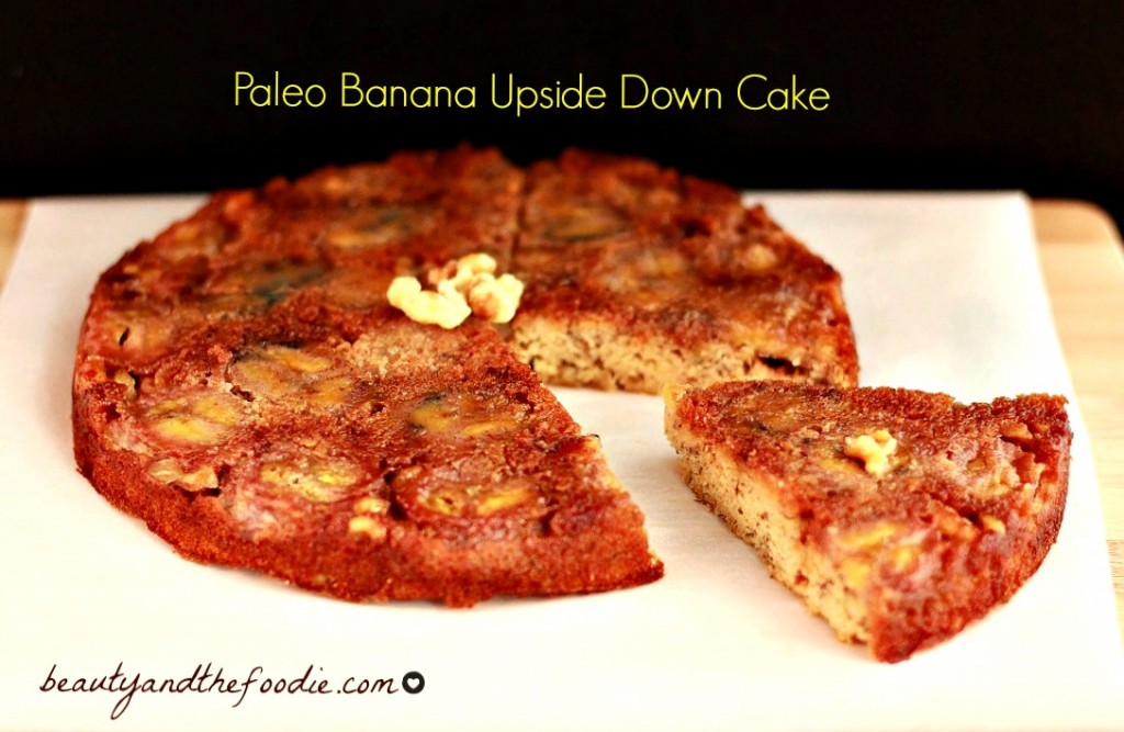 Paleo Banana Upside Down Cake
