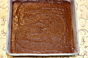 German Chocolate Brownie Bars  layer 1