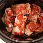 Crock Pot Pork Ribs, layer 2. beautyandthefoodie.com