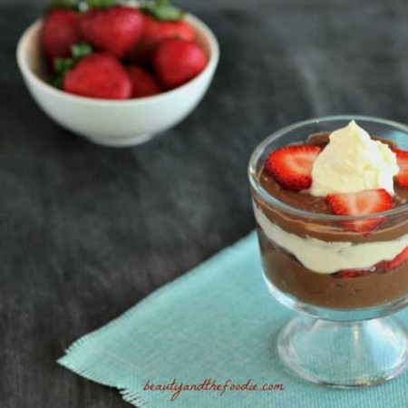 Paleo Chocolate Strawberry Parfait