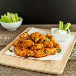 Saucy Baked Buffalo Chicken Wings, low carb, grain free, paleo