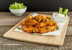 Saucy Baked Buffalo Chicken Wings, low carb and paleo