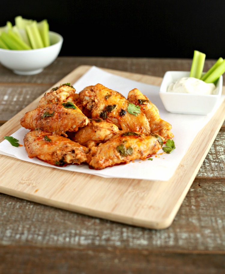 Saucy Baked Buffalo Wings- Low carb, keto & paleo