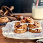Easy Chocolate Chunk Nut Butter Cookies- Low carb & paleo