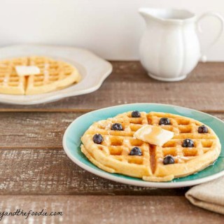 Low Carb Buttermilk Waffles, grain free, low carb and paleo