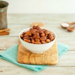 Cocoa Cinnamon Roasted Almonds- Paleo, low car, gluten free, and vegan