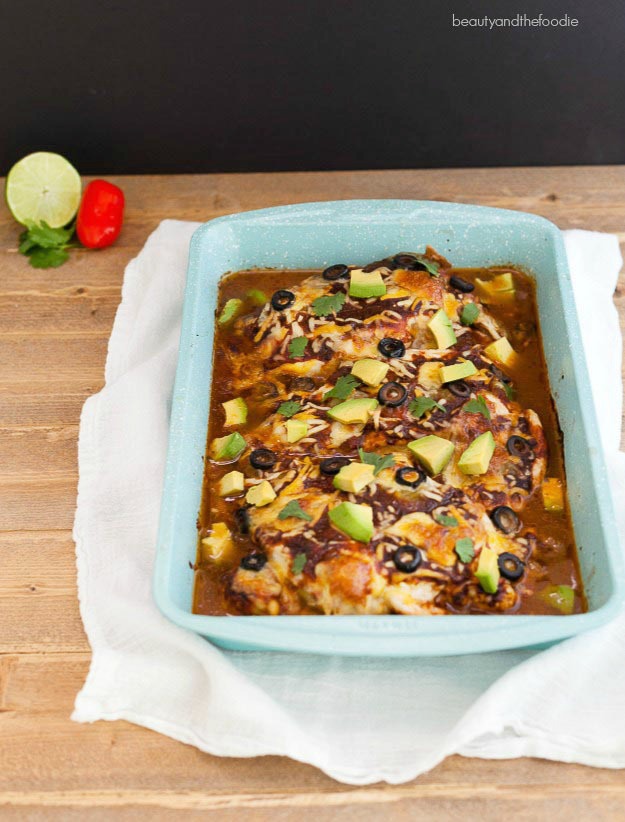 Easy Mexican Chicken Bake Low carb, Gluten free and Primal