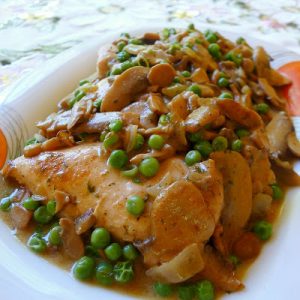 Easy Peasy Skillet Chicken and Veggies from Splendid Low Carbing