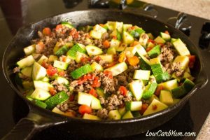 Mexican Zucchini & Beef Skillet