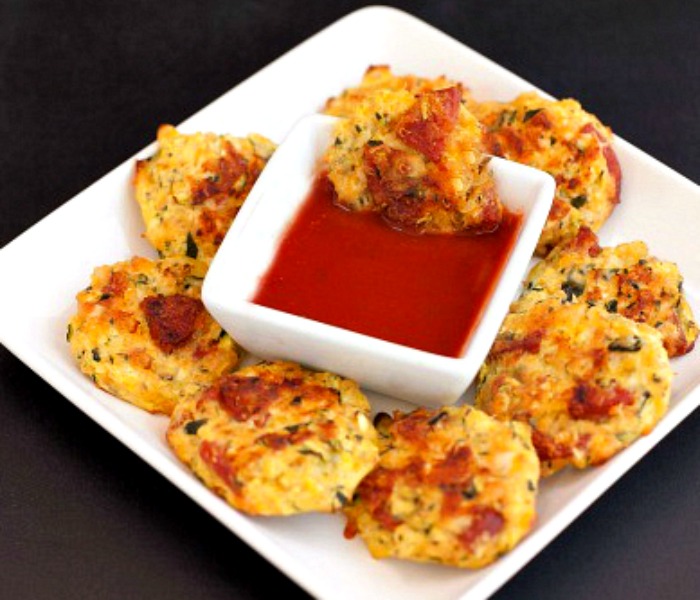 Easy Pizza Zucchini Tots Low Carb