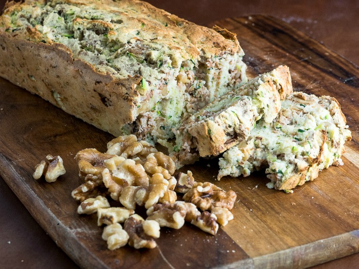 Keto Zucchini and Walnut Bread- Low Carb & Gluten Free