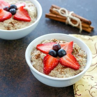 3-Minute Keto Creamy Hot Cereal- Paleo and Low Carb.