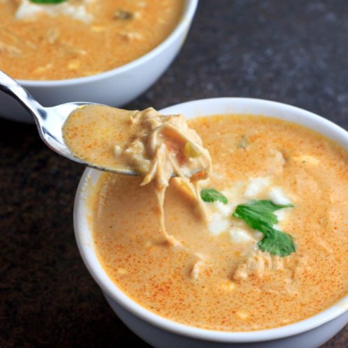 Instant Pot Keto Broccoli Chicken Bacon Cheese Soup Beauty and the Foodie