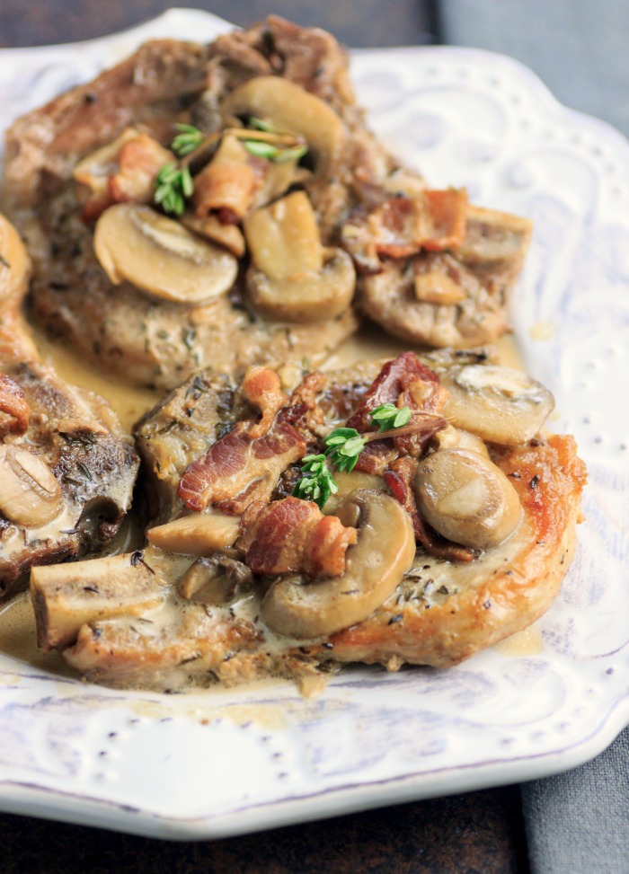 Instant Pot Keto Smothered Pork Chops - Low carb, paleo, keto, and whole30.
