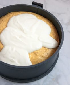 Keto Instant Pot Pumpkin Cheesecake with Sour Cream Topping