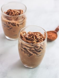 chocolate mousse with peanut butter