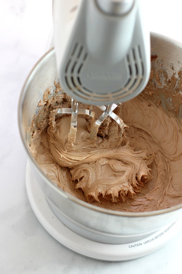 Chocolate Peanut Butter Cheesecake Mousse- prep 6