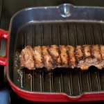 Steak grilling flip