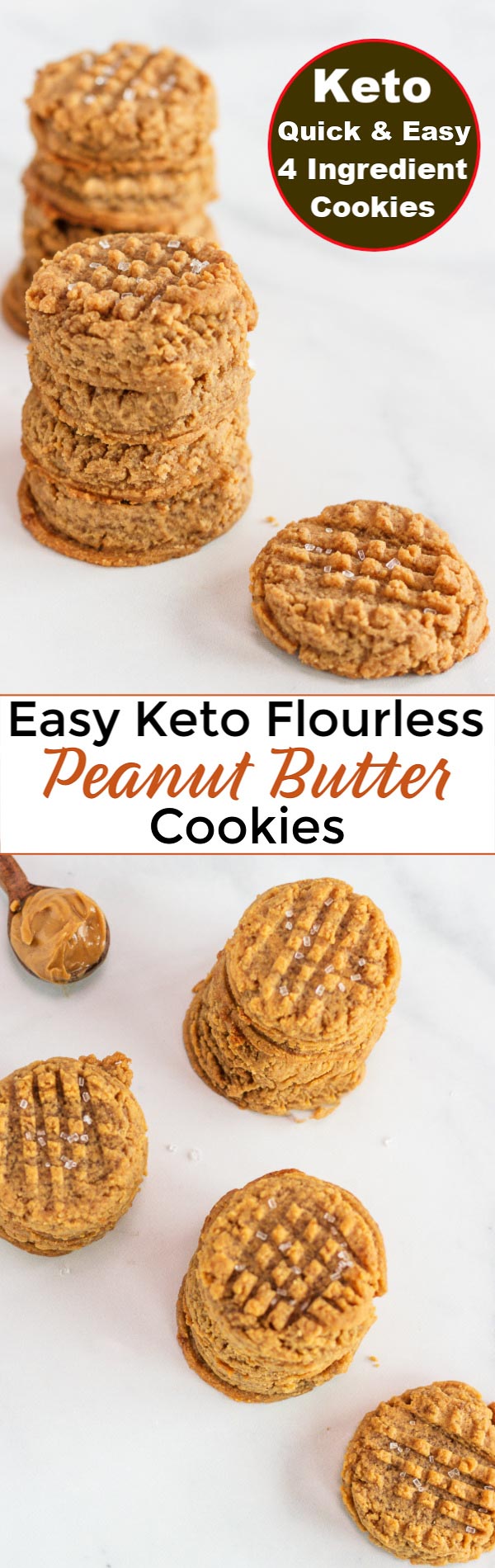 Keto Peanut Butter Cookies Flourless