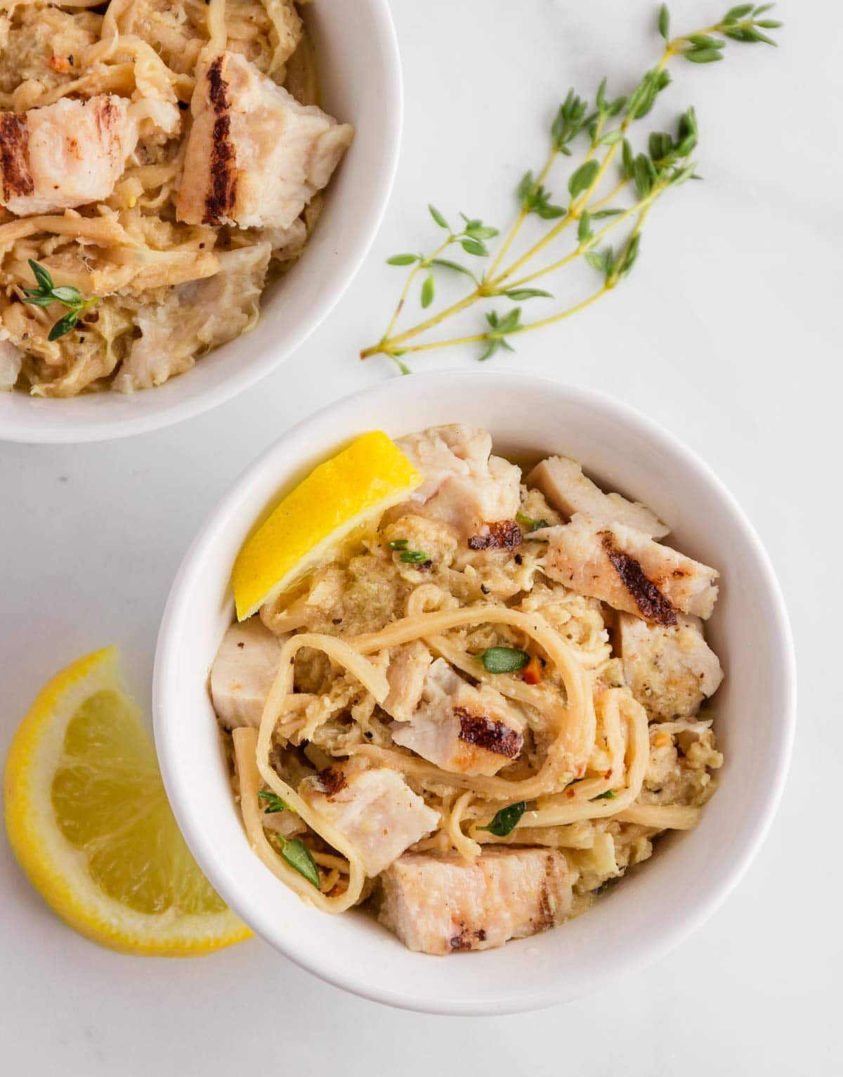 Keto Lemon Butter Chicken Pasta - Beauty and the Foodie