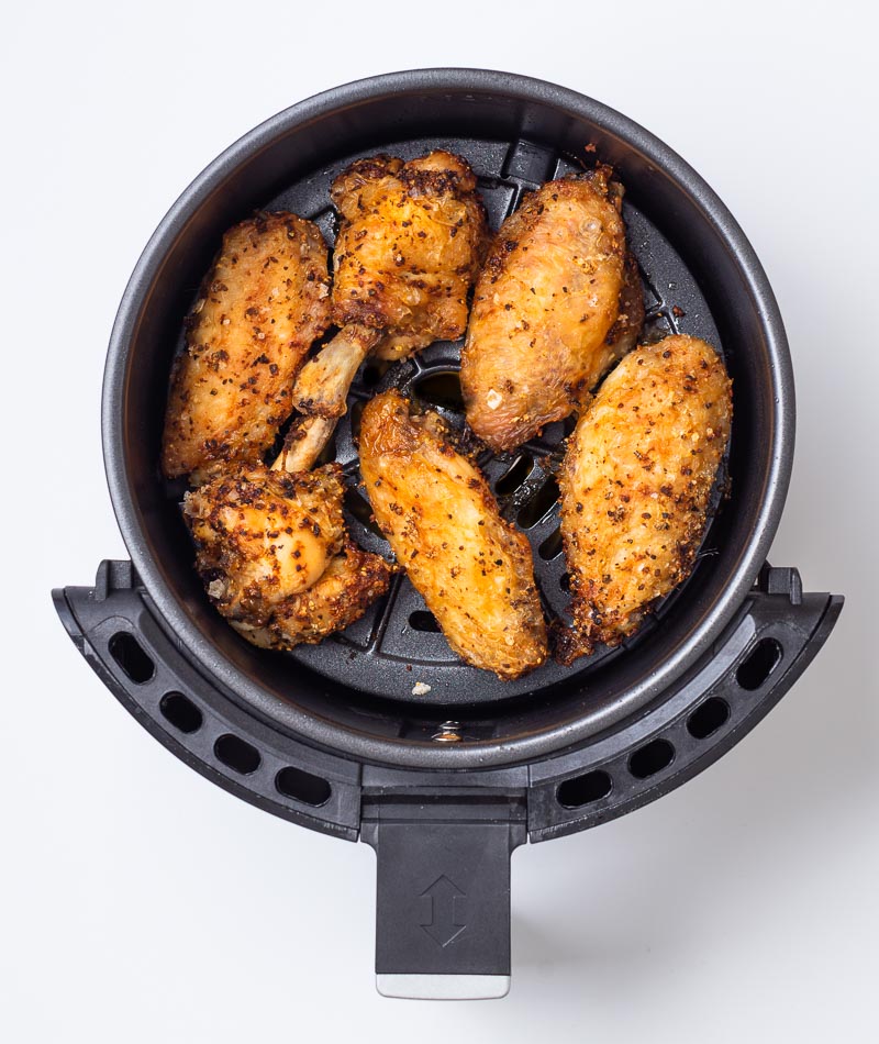 Adding wings to the air fryer.